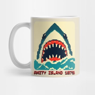 Jaws 1975 8 Bit Mug